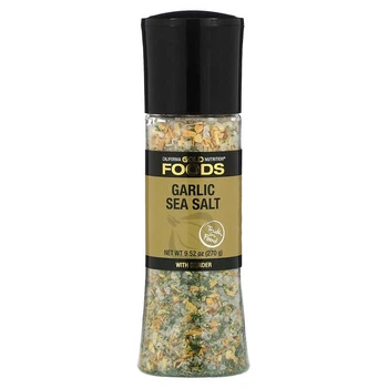 Морська сіль з часником у млині, California Gold Nutrition, FOODS, 270 г