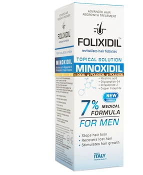 Миноксидил Folixidil 7% от выпадения волос, для роста волос и бороды