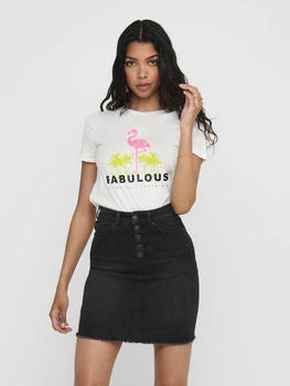 Футболка ONLY XS Белый 15203212CloudDanser