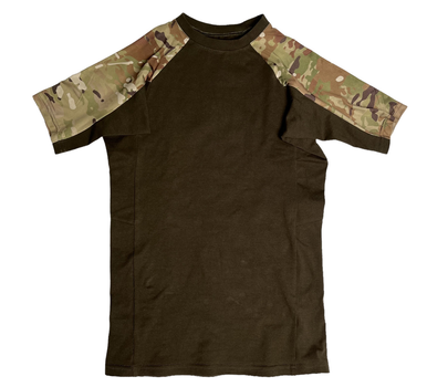 Рашгард із коротким рукавом тактичний комбінована UFB Clothing олива/мультикам NATO M (48-50 розмір)