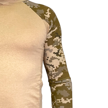 Рашгард тактичний UFB Clothing пісок/піксель MM14 XXL (58-60)