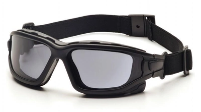 Баллистические очки защитные с уплотнителем Pyramex i-Force XL (Anti-Fog) (gray) серые
