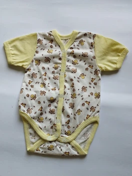 Боді з коротким рукавом МАЯК (молочний/восьминіг). р. 56.