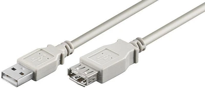 Кабель-удлинитель MicroConnect USB 2.0 Extension Cable, 3m (USBAAF3)