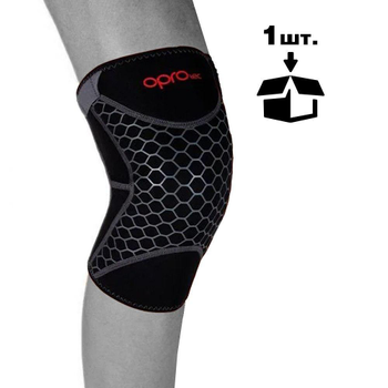 Наколінник спортивний OPROtec TEC5730-MD Knee Support with Closed Patella M, Чорний