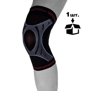Наколінник спортивний OPROtec TEC5736-MD Knee Sleeve S, Чорний