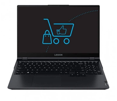 Ноутбук Lenovo Legion 5-15 / AMD Ryzen™ 5 5600H, 6 ядер / 16 GB RAM / SSD 512 GB / NVIDIA GeForce RTX 3050 Ti, 4 ГБ GDDR6 / 120 Гц / ноутбук для игр