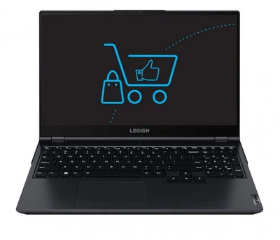 Ноутбук Lenovo Legion 5-15 / AMD Ryzen™ 5 5600H, 6 ядер / 16 GB RAM / SSD 512 GB / NVIDIA GeForce RTX 3050, 4 GB GDDR6 / 165 Гц / для игр