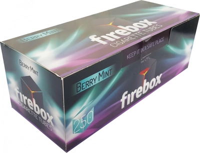 Гільзи для цигарок Firebox Чорниця 250 шт (fbox_berry_mint_250pcs)