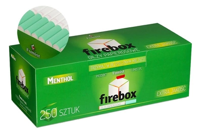 Гільзи для цигарок Firebox Ментол 250 шт (fbox_menthol_250pcs)