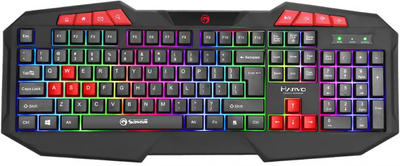 Клавіатура Marvo K602 Multi-LED Black USB (K602)