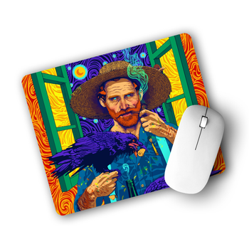 Килимок для миші Вінсент Ван Гог Ворон (Vincent van Gogh Raven) (25108-2961) 22 * 18 см