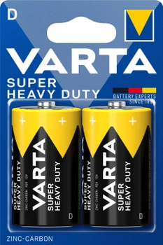 Батарейка Varta Superlife D BLI 2 Zinc-carbon (02020101412)