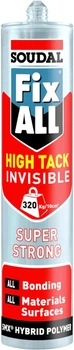 Клей-герметик суперпотужний Soudal FIX ALL HT INVISIBLE 290 мл Прозорий (00002000000080101)