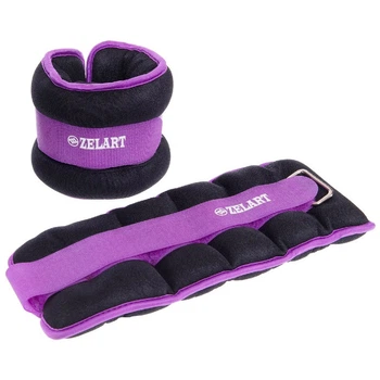 Утяжелители для рук и ног Zelart Sport FI-2502-4 2 шт по 2 кг Black-Violet