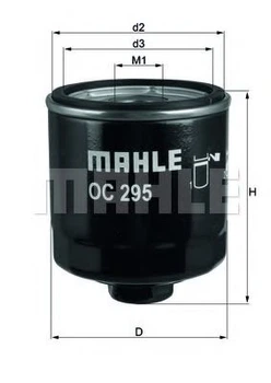 Фільтр масла Knecht OC295 MAHLE (OC295)