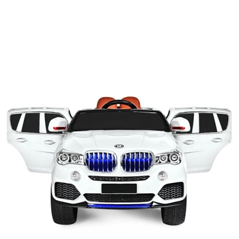 Машина электромобиль джип BMW X6 Bambi M 2762(MP4)EBLR (Белый)