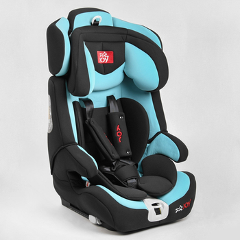 Автокресло универсальное FX 5266 Joy, цвет Черный с голубым 9-36 кг, ISOFIX