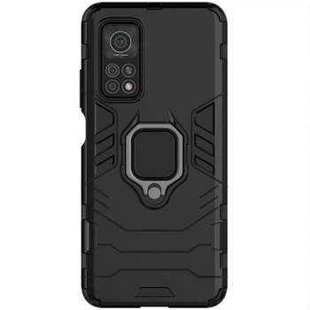 Чохол з підставкою Deexe Hybrid Case для Xiaomi Mi 10T / Mi 10T Pro - Black