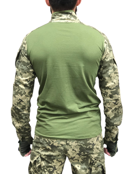 Камуфляжний костюм ЗСУ піксель: сорочка убакс Ubacs та штани Комбат Combat розмір 52 зріст 173-179
