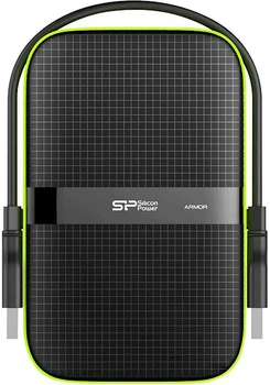 Жорсткий диск Silicon Power Armor A60 5TB SP050TBPHDA60S3K 2.5" USB 3.2 External Black