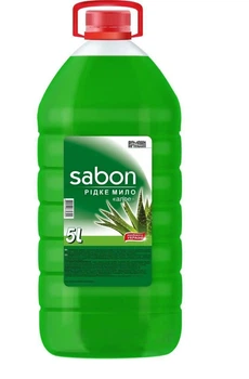 Жидкое мыло Sabon с экстрактом Алоэ для тела увлажнение уход 5 л, баклажка