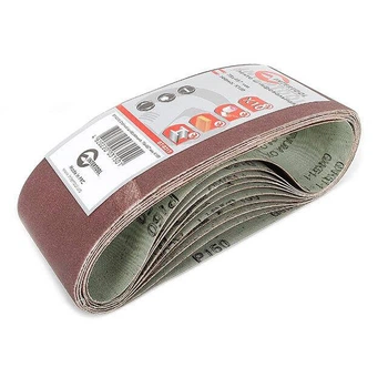 Стрічка шліфувальна 75*457 мм, зерно 150, уп. 10 шт INTERTOOL BT-0315