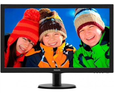 Монитор Philips 21.5" 223V5LSB/00 TN Black; 1920x1080, 5 мс, 250 кд/м2, DVI-D, D-Sub