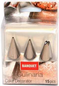 Декоратор кулинарный Banquet Culinaria с 3 насадками + 12 пакетов (28765305)