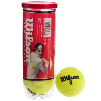 Набор мячей 3шт для большого тенниса Wilson CHAMPIONSHIP T1001E салатовый