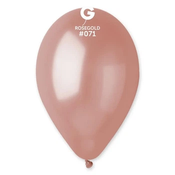Латексный Воздушный Шар 10’’ (25см) Rose Gold Металлик