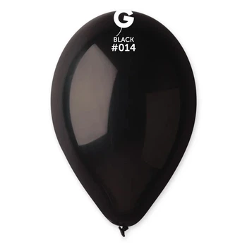 Латексный Воздушный Шар 12’ Black (#014) Gemar