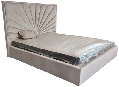 Кровать Двуспальная Sunrise Premium 180 х 200 см Simple С дополнительной металлической цельносварной рамой Мокко