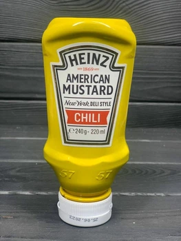 Горчица Heinz American Mustard Chili 220г
