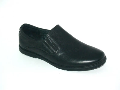 Кожаные туфли Kangfu арт.987 р.34 черные