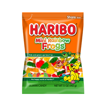 Конфеты желейные лягушки фруктовые, HARIBO Quaxi Frogs, 142 г