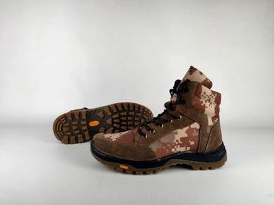 Берцы тактические ботинки летние TVL 40 р коричневый пиксельный камуфляж (40-000104)