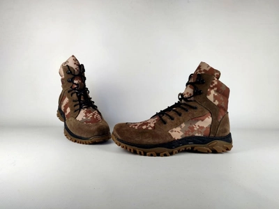 Берцы тактические ботинки летние TVL 42 р светло-коричневый пиксельный камуфляж (42-000103)