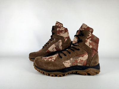 Берцы тактические ботинки летние TVL 44 р светло-коричневый пиксельный камуфляж (44-000103)