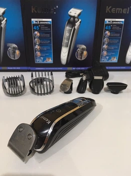 Машинка+ триммер для стрижки волос Kemei KM-1832 5 в 1 аккумуляторный (25182)