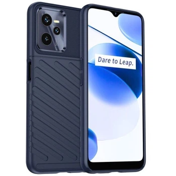 Захисний чохол Deexe Thunder Series для Realme C35 - Blue