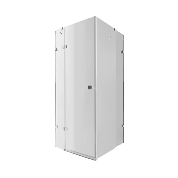 Кабіна для душу Q-TAP квадратна без піддону Capricorn 87x87x190см прозорий вітраж 6мм профіль хром CAPCRM1099SC6