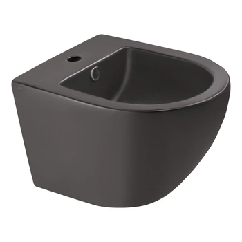 Биде подвесное Qtap Robin Matt black QT1355046FMB