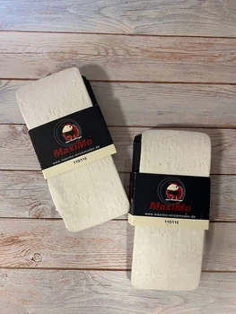 Весенние детские колготки хлопковые ажурные для девочки MaxiMo 25243-121100 Белые 122/128 см ( 4052393372758)