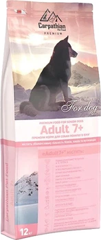 Сухий корм для літніх собак від 7 років Carpathian Pet Food Adult 7+ з куркою, морським окунем та рисом