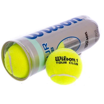 Набор мячей 3шт для большого тенниса Wilson TOUR CLUB T1054 салатовый