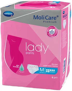 Majtki chłonne damskie Hartmann MoliCare Premium lady Pants 7 kropel M 8 szt (4052199275932)