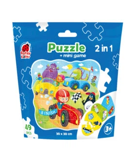 Пазлы в мешочке Puzzle in stand-up pouch «2 in 1. Cars» RK1140-03