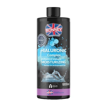 Шампунь с гиалуроновой кислотой RONNEY HIALURONIC COMPLEX для сухих и поврежденных волос 1000 мл ( 5060589154698 )