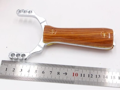 Полегшена рогатка Sling Shot З алюмінієвого сплаву Дерево (1004-412-01)